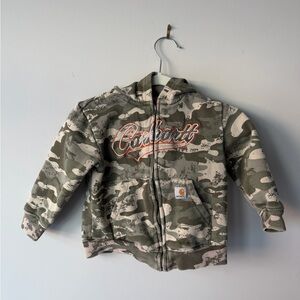 Kids Boys Carhartt Camo Hoodie 24m